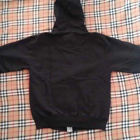 Women's Vintage Champion ECO black zip up sweater - Picture 7 of 8